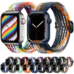 Braided Solo Loop For Apple Watch Ultra 2 11 10 9 8 7 6 5 SE 38/49mm Buckle - Picture 1 of 51