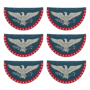 Fun Express Patriotic Eagle Red, White & Blue Classic Bunting Decor - 38 1/2" x - Picture 1 of 1