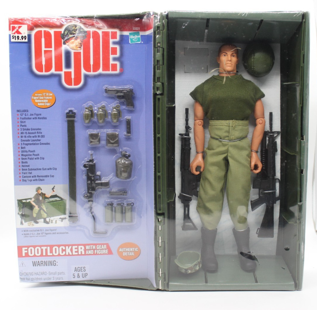 GI.joe アクションマリーン＋フットロッカー Brand New - Unopened GI JOE 40th Anniversary Action Soldier