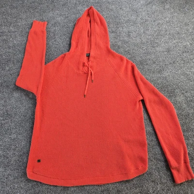  Lauren Ralph Lauren Sudadera con Capucha Naranja Para Mujer XL Coral Tejido Sudadera LRL Foto 1 de 4