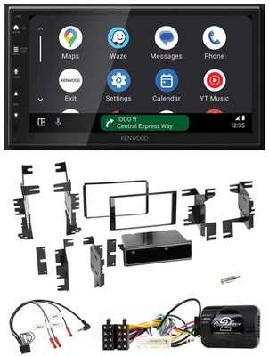 Kenwood DAB Bluetooth USB Lenkrad 2DIN Autoradio für Nissan Quest Titan Versa No - Bild 1 von 4