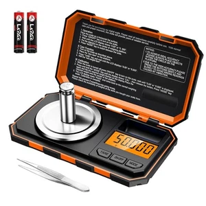Digitale Taschenwaage, 50 g 0,001 g professionelle Milligrammwaage, tragbare Größe - Bild 1 von 10