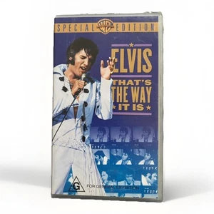 Elvis Thats The Way It Is VHS TAPE Collectable RARE - Picture 1 of 4