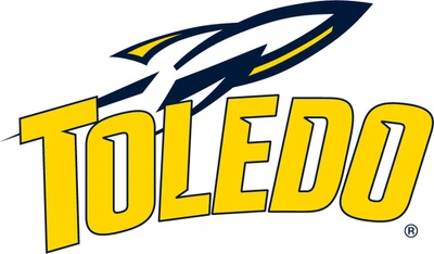 Toledo Rockets 4 Inch NCAA Vinyl Die-Cut Decal Sticker Free Shipping