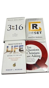 Set aus 4 christlichen Büchern von Max Lucado David Jeremiah und Robert Morgan Hardcove - Bild 1 von 1