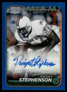 2024 Topps Chrome Dwight Stephenson Autographs Blue Refractor #BA-DST - Picture 1 of 2
