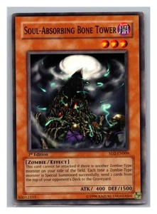 Structure Deck: Zombie Madness #SD2-EN009 Soul-Absorbing Bone Tower - 1st Ed. - Picture 1 of 2