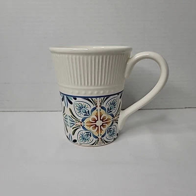 Taza de café Pier 1 Imports Athena Ironstone 2010 hecha en China Foto 1 de 4