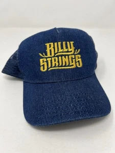 RARO 2017-2018 TOUR BILLY STRINGS DENIM MALLA TRUCKER SOMBRERO - Imagen 1 de 5