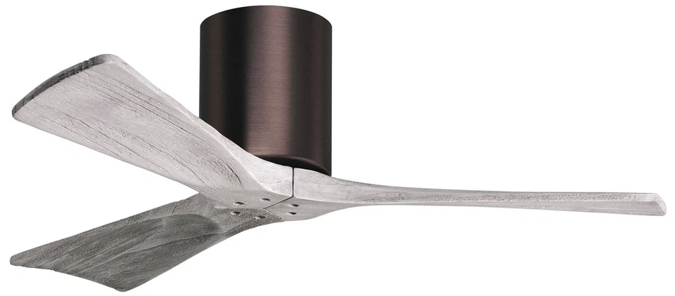 42" Matthews Irene 3H Bronze and Barnwood Remote Hugger Ceiling Fan - Image 1 of 1