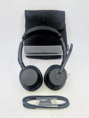 Jabra Evolve2 55 Bluetooth Wireless Headset - USB-C - New - Image 1 of 3