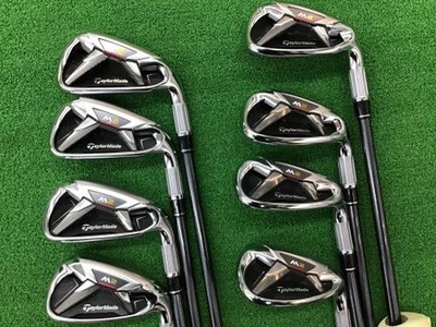 TaylorMade M2 Iron Set 5-9,Pw,Aw,Sw 8pc Flex Stiff TM7-216 Graphite - Image 1 of 4