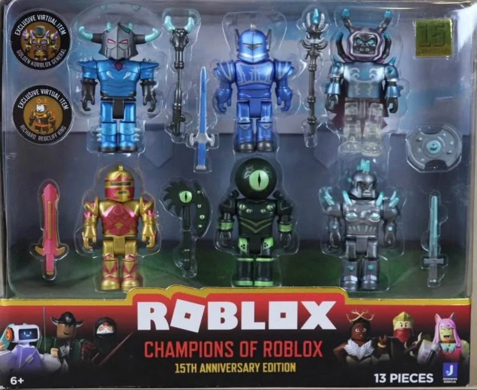 Juego Roblox Champions of Roblox Edición 15 Aniversario.  6 figuras SIN CÓDIGO Foto 1 de 1