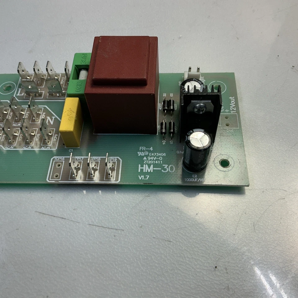 Blizzard PCB With Transformer W4 Replacement Control Board Part # HM-30 ZT201411 - Image 1 of 4