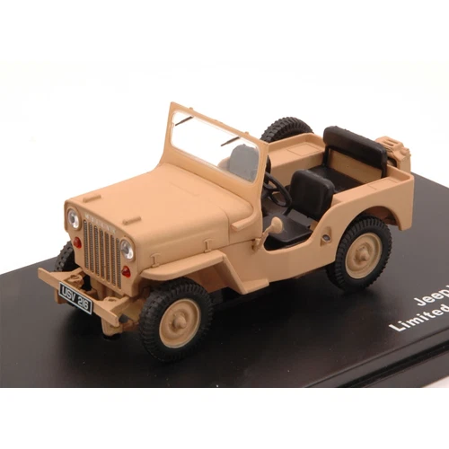JEEP WILLYS CJ3B 1953 OPEN DESERT SAND 1:43 Triple 9 Auto Stradali Modellino Nuo - Immagine 1 di 1