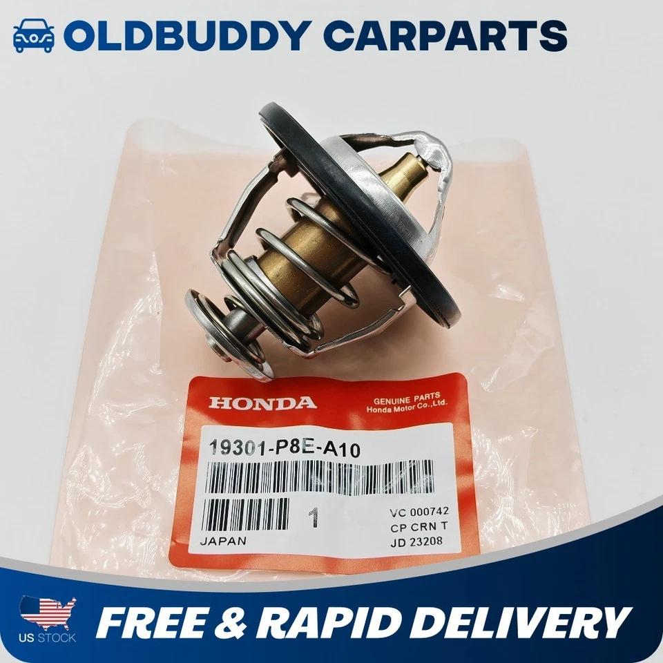 Conjunto de termostato de refrigerante de motor genuino OEM para Honda Acura 19301-P8E-A10 Foto 1 de 4