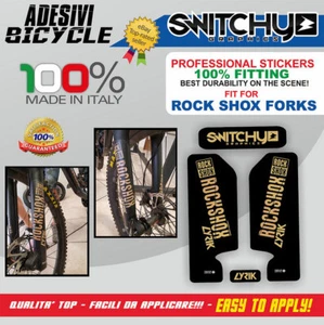 Sticker Set Gabel Kristall Replik Rock Shox Forks Lyrik MTB Dh Bergab Fahrrad - Picture 1 of 1