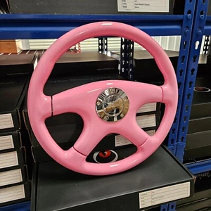 RAPTOR 15" PINK WOOD STEERING WHEEL - Picture 1 of 9