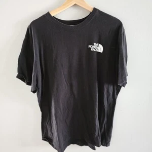 The North Face Black With Double Sided White Logo Size XL Short Sleeve Shirt - Picture 1 of 8
