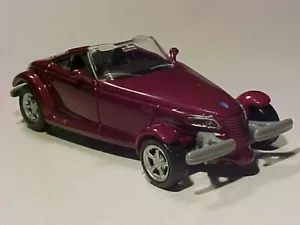 4 ZOLL 1995 Plymouth Prowler Concept Edocar 1/39 Druckguss neuwertig lose - Bild 1 von 5