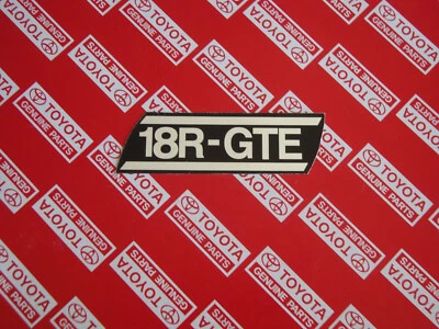 Pegatina motor Toyota Celica 2000 GT RA21 RA23 RA28 RA40 RA60 RA61 RA63 18R-GTE Foto 1 de 4