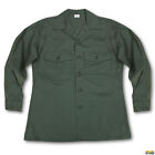 RARE VEITNAM ERA Green Utility Durable Press OG 507 Long Sleeve Shirt 15.5X33