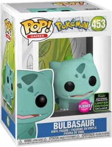 Funko Pop Pokémon Bulbasaur Flocked Funko 2020 Convention #453 - Picture 1 of 4