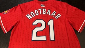 St Louis Cardinals Lars Nootbaar Nike Red 2024 City Connect Limited Size MEDIUM - Picture 1 of 8