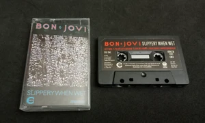 BON JOVI SLIPPERY WHEN WET 1986 MC MUSIC TAPE - Imagen 1 de 3