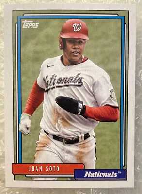 2021 Topps Update #T92-49 Juan Soto 1992 REDUX INSERT - Image 1 of 2