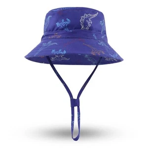 Dionsaur Baby Sun Hat Summer Toddler Boys Bucket Hats UPF50 Kids Beach Hats S... - Picture 1 of 6
