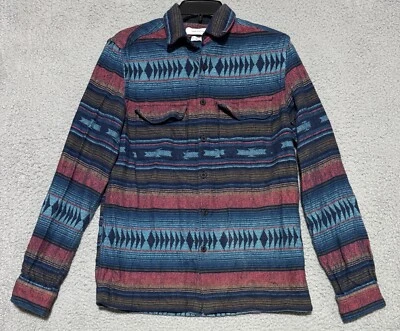 Рубашка на пуговицах мужская Urban Outfitters Southwestern Aztec Print фланелевая XS - Изображение 1 из 4