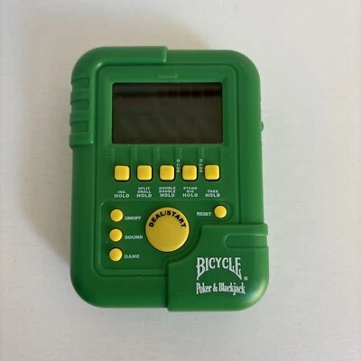 Jogo de pôquer e blackjack iluminado de marca de bicicleta 2 em 1 portátil testado funciona - Imagem 1 de 3