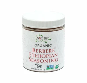 Berbere Seasoning, Authentic African Cooking Spice Blend, With Salt 4 oz Glass - Picture 1 of 4