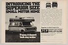 1973 Print Ad Sheller-Globe Small Size Motor Homes Superior Coach Lima,Ohio