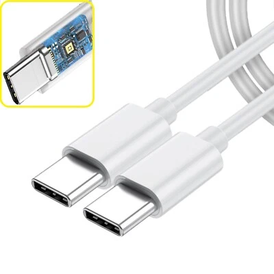 3ft/6ft USB Type-C To Type C 5A 100W Speed Fast Charging Quick charger Cable - Image 1 of 4