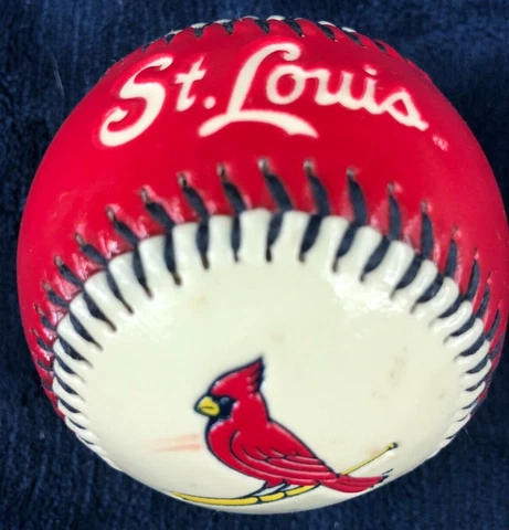 2001 St. Louis Cardinals Embossed Logo Souvenir Fotoball Baseball Vinyl Cover Cover