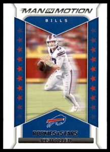 2022 Panini Rookies & Stars Man In Motion Josh Allen Buffalo Bills #MM-27 Insert - Picture 1 of 2