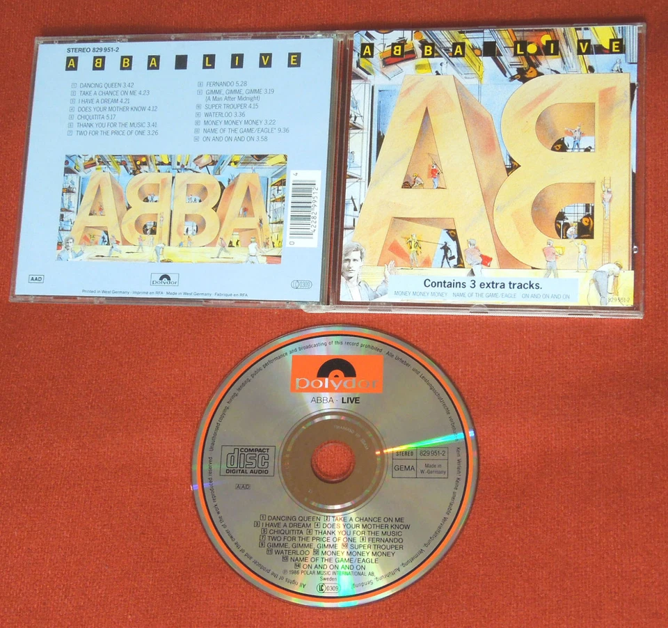 ABBA Live 1986 WEST GERMANY CD TOP! oop early press WATERLOO Super Trouper KULT! - Bild 1 von 1