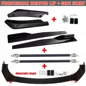 Divisor de labios con parachoques delantero para INFINITI QX30 QX50 QX60 QX70 + kit trasero + falda lateral - Imagen 1 de 13