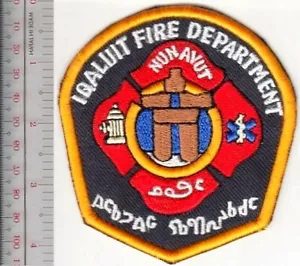 Iqualuit Fire Department Nunavut Esquimo Territory Firefighter Canada Patch - Bild 1 von 1