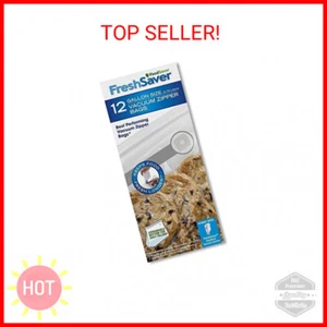 FoodSaver 1-Gallon Vacuum Zipper Bags - Picture 1 of 2
