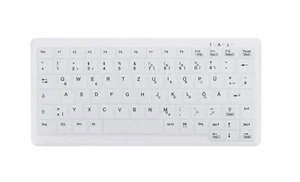 CHERRY AK-C4110 keyboard Medical RF Wireless QWERTZ German White - AK-C4110F-... - Picture 1 of 1