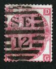 Gb Qv Queen Victoria Sg103 Plate 10  Letters Dg  Used - Please See Scans