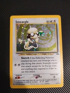 Smeargle - 11/75 - Pokemon Neo Discovery Unlimited Holo Rare Card WOTC LP Swirl! - Picture 1 of 2