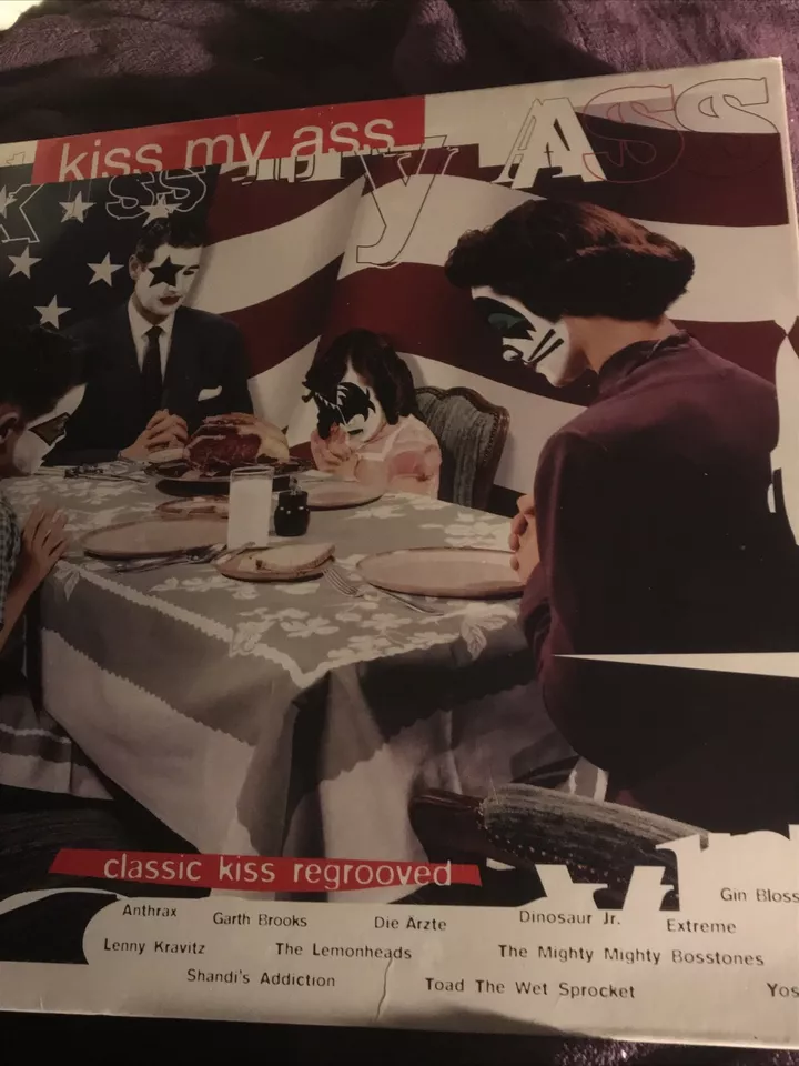 Kiss My Ass LP 1994 Mercury Polygram 731452212313 Red Colored Vinyl NM