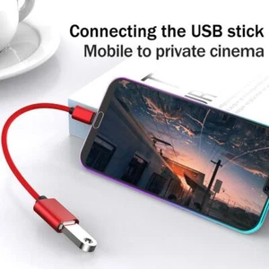 Type C Male To USB 3.0 Female OTG Data Sync Converter NEW Cable Micro Z3E3 - Zdjęcie 1 z 15