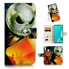 ( For Samsung A11 ) Wallet Flip Case Cover AJ23502 Christmas Nightmare
