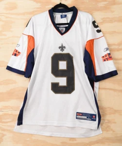 Drew Brees New Orleans Saints Super Bowl XLIV Reebok Jersey Mens Large - White - Picture 1 of 10