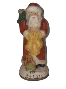 Vintage Porcelain Old World Santa St. Nicholas Christmas Figurine Belgium - Picture 1 of 9